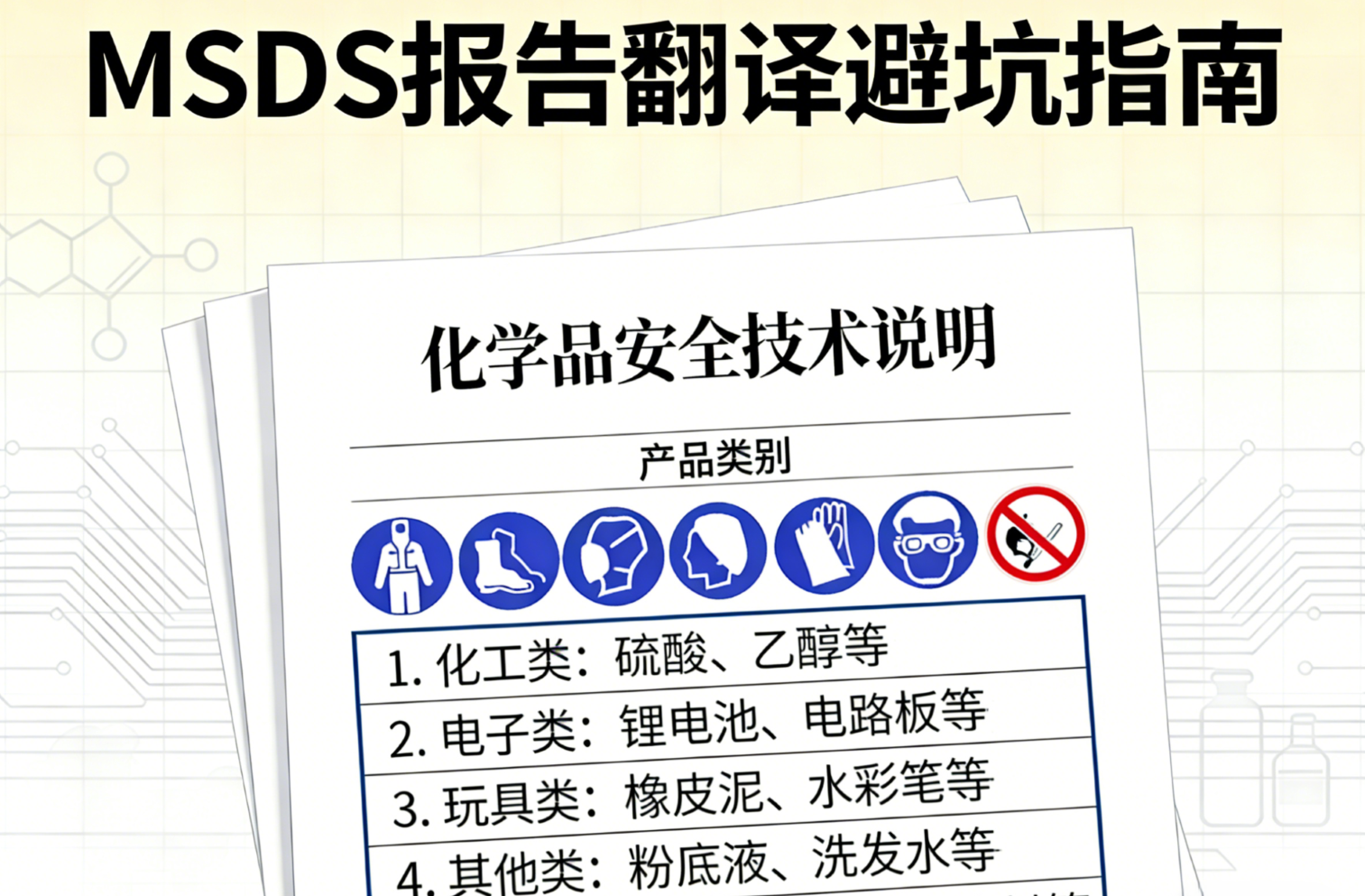 MSDS 报告翻译避坑指南